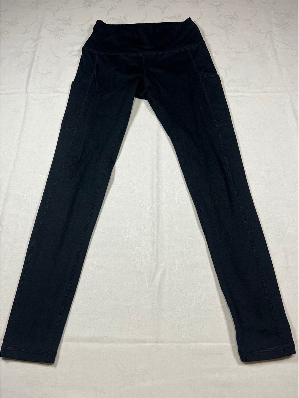 Aerie Black Leggings Size Medium With Side Pockets